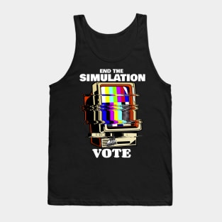 End The Simulation Tank Top